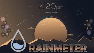 How to use RAINMETER to Create a Cool Background! WITH WIDGETS! screenshot 3
