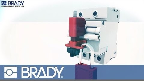 Brady Lockout Tagout Device Movie: Miniature circuit breaker