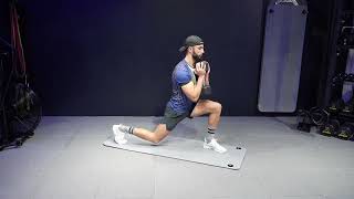 Goblet Split Stance Half Squat Iso