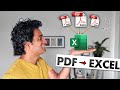 Convert PDF to Excel effortlessly (one file or combine many)