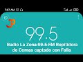 Repitidora de Radio La Zona Comas captado con Fallas