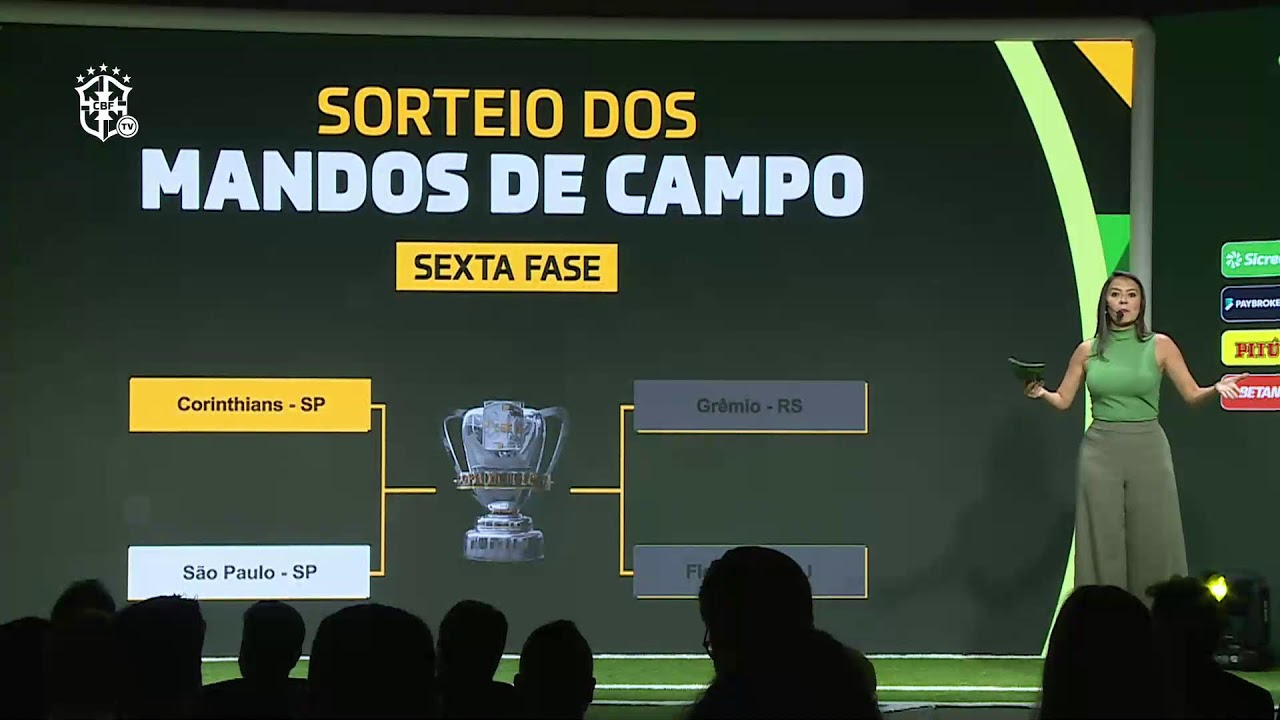 AO VIVO: SORTEIO DE MANDOS DE CAMPO - FINAL COPA DO BRASIL 2022 