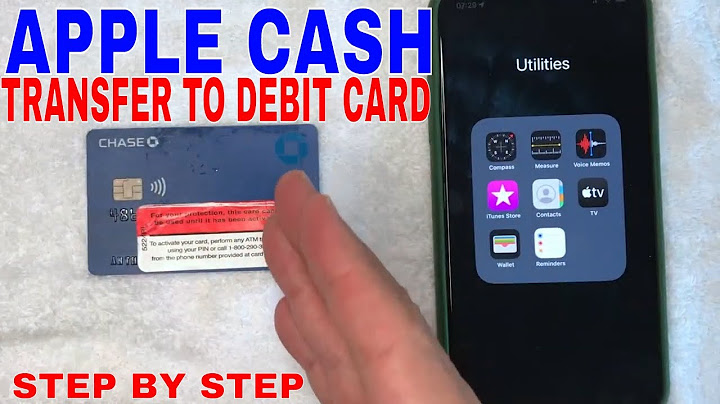 How do you transfer apple cash to bank