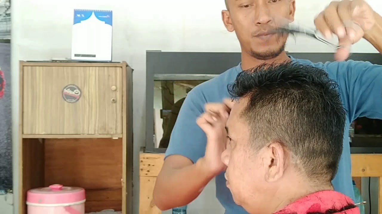  Model  rambut  papa gaul  pangkas ndeso YouTube