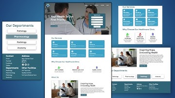 Build A Responsive Health Care Website Using HTML CSS and JavaScript