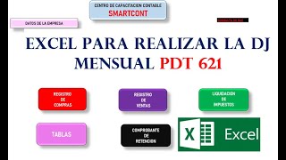 Excel para Realizar la declaracion jurada mensual PDT 621 - SUNAT