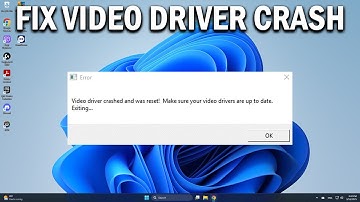 How To Fix Video Driver Crashed and Was Reset on Windows 10 or 11 - Easy Fix