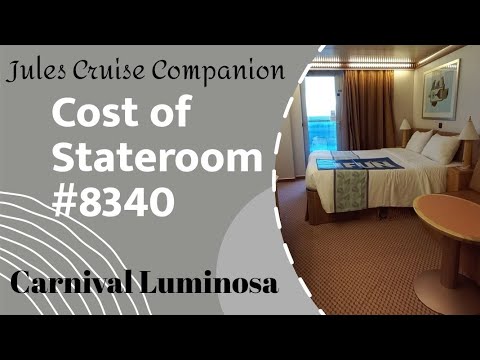 The cost of my balcony stateroom #8340 on Carnival Luminosa @julescruisecompanion Video Thumbnail