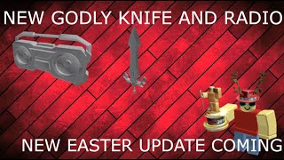 MM2 - More Easter Update Leaks [New Godly Knife, New Radio]  (2021)