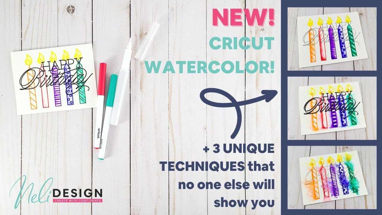 How to use Cricut Watercolour Markers