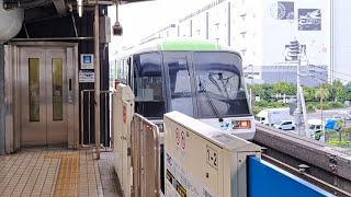 東京モノレール1000形1043F普通浜松町行き流通センター駅発車(2023/5/22)