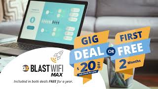 Switch to GigaZone Internet from Paul Bunyan Communications and pick from 2 great deals!