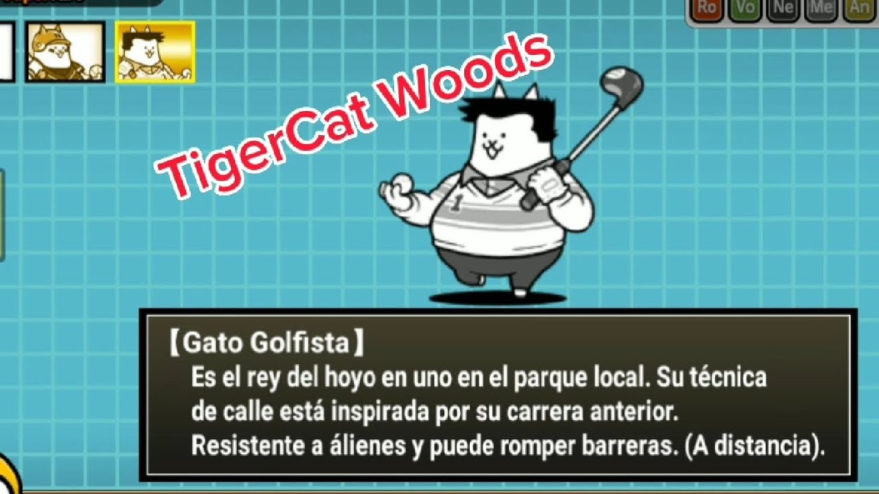 Gato Golfista Conseguirlo? (The Battle Cats) YouTube