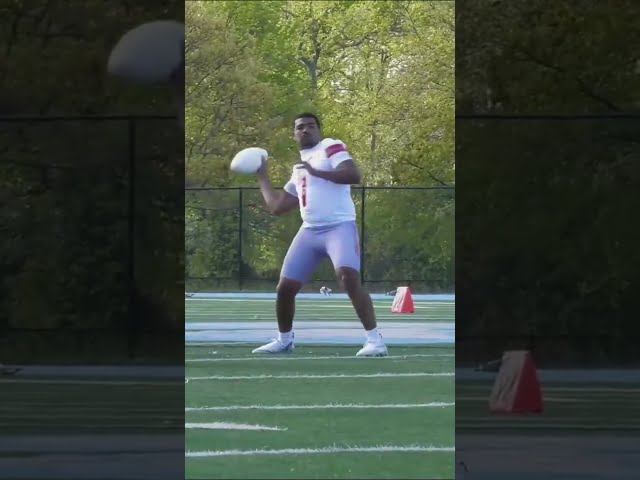 35-Yard Bomb And Over-The-Shoulder Catch In Stride. Kyle Ward Takes It To The House