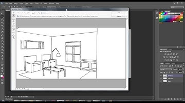 Vanishing Point with Photoshop for interior rendering