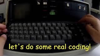 IBM 5110 Model 2 Ball Bounce Demo PALM machine code screenshot 4