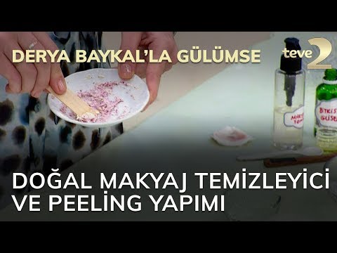 Derya Baykal'la Gülümse: Doğal Makyaj Temizleyici ve Peeling Yapımı