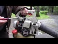 How to adjust/fix small engine two stroke engine bog
