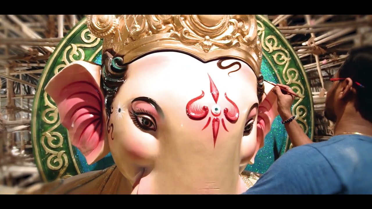 Mumbai Ganpati Eyes making Process | Mumbai’s big ganesha workshop | Kalagandh arts, parel | Like