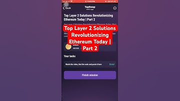 Top Layer 2 Solutions Revolutionizing Ethereum Today | Part 2 | Tapswap code || tapswap code #crypto