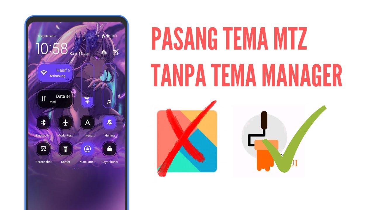 Cara Pasang Tema MTZ Tanpa Tema Manager di MIUI 14
