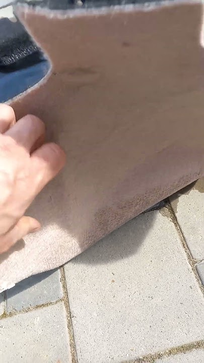 ковер нива тревел, он пропускает воду !!! - YouTube