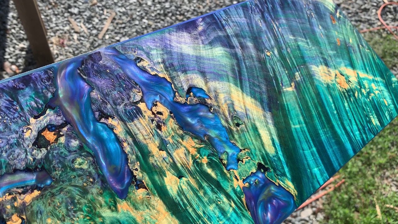 Crazy Burl - Custom Guitar Build -  281 @californiawoods