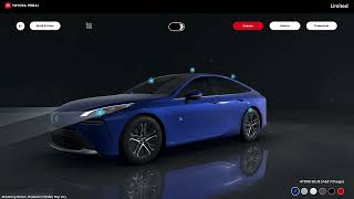 Toyota Mirai WebGL Interactive Experience Highlights a Fuel Cell Electric Vehicle