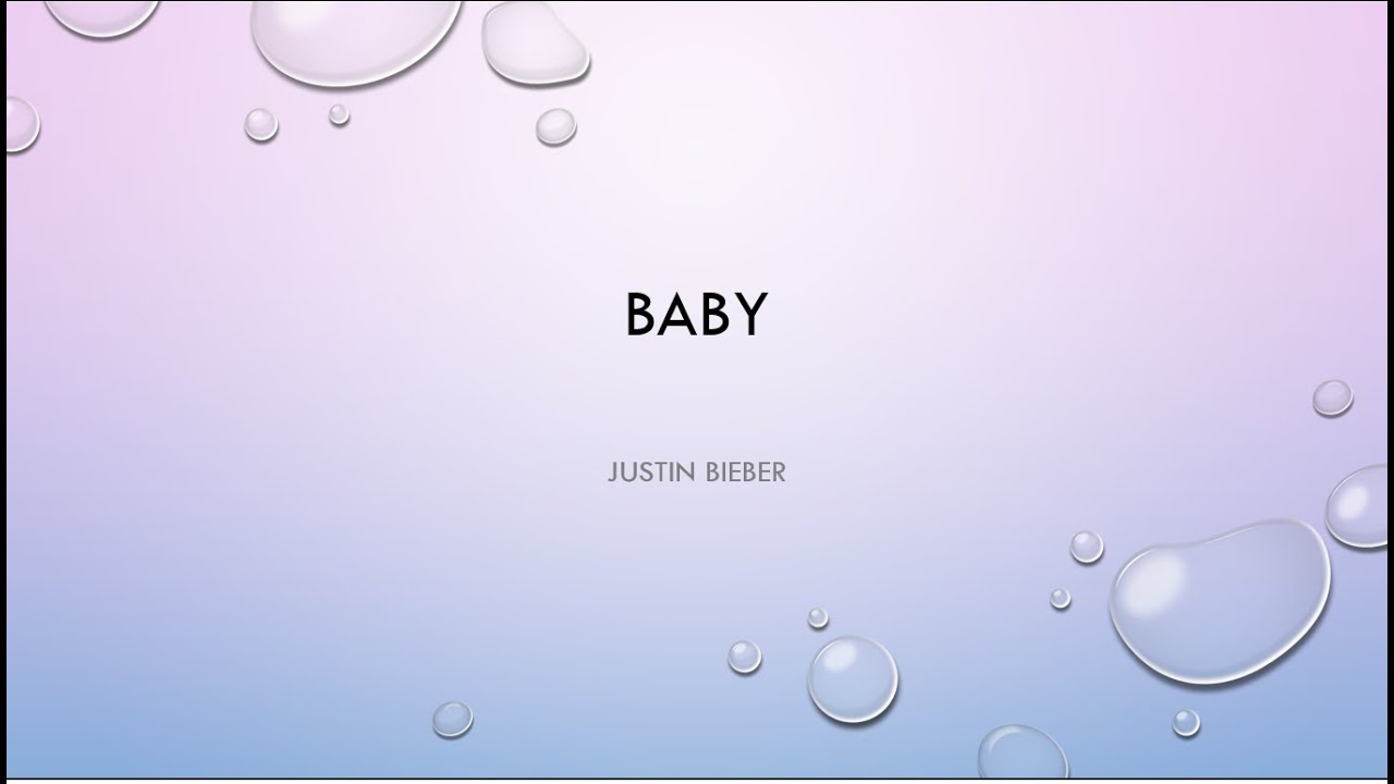 Justin Bieber Baby 中英歌詞 - YouTube