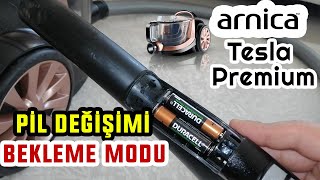 Arnica Tesla Premium Pil Değişimi Bekleme Modu Kullanımı