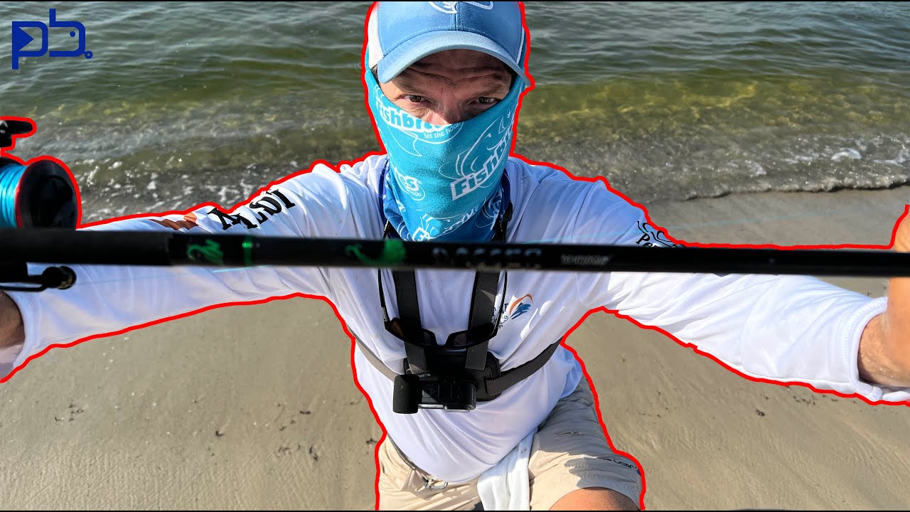 The BEST Surf Fishing Rod for CASTING. Casting Lures from the