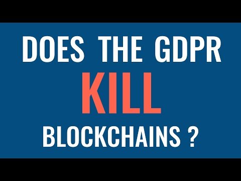 Will GDPR kill