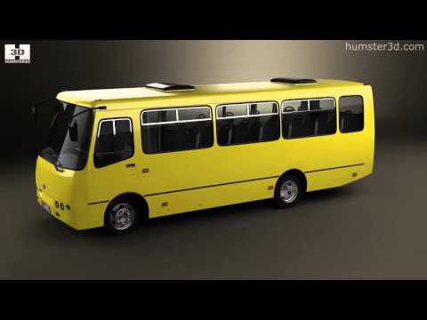 Bogdan A09202 Bus 2003 by 3D model store Humster3D.com