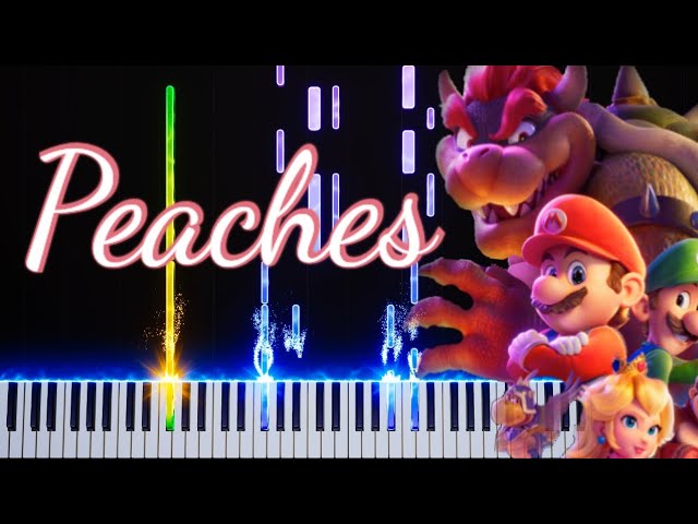 Peaches Piano Solo Super Mario Bro. Movie 2023 Song by -  Portugal