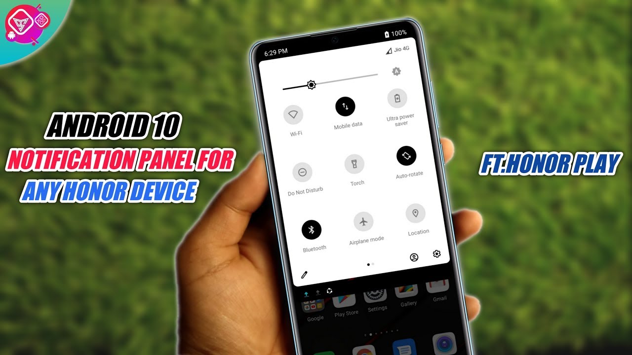 Android 10 Notification Panel For Any Honor Device Ft.Honor Play ...