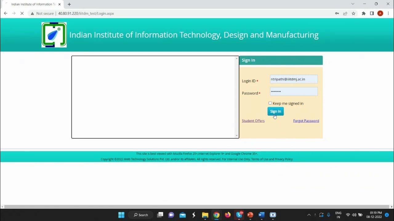 iWebTechno IUMS - Timetable and Attendance - YouTube