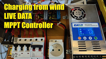 Easun MPPT 6048 live test as wind turbine controller
