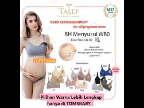 TALLY 1pcs Bra Menyusui Maternity Bra W80 Bahan Seamless Lembut