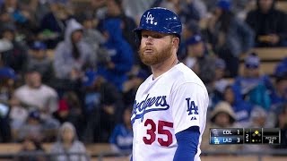 COL@LAD: Anderson helps himself with an RBI double