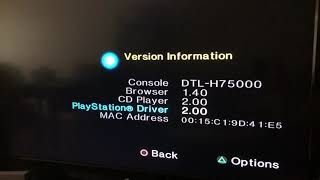 Playstation 2 Test Kit DTL-H75000A Hidden Region Settings