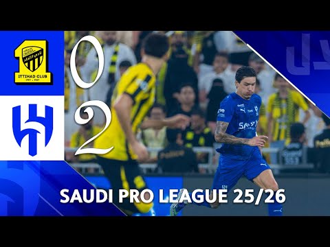 أهداف مباراة الاتحاد والهلال ٠ ٢ الدوري السعودي للمحترفين ٢٥ ٢٦