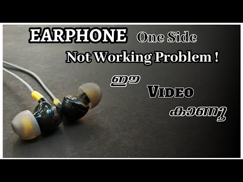 Earphone one side Not working Repair in Malayalam