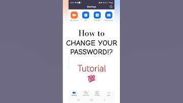 Tutorial of how to change your password/ Passcode on ZOOM #tutorial