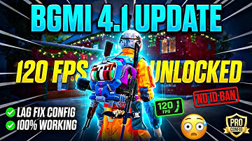 BGMI 4.1 UPDATE 120 Fps config ⚡ | iPhone Feel Gameplay😱 | Lag Fix 100% Working 2GB-8GB RAM🔥