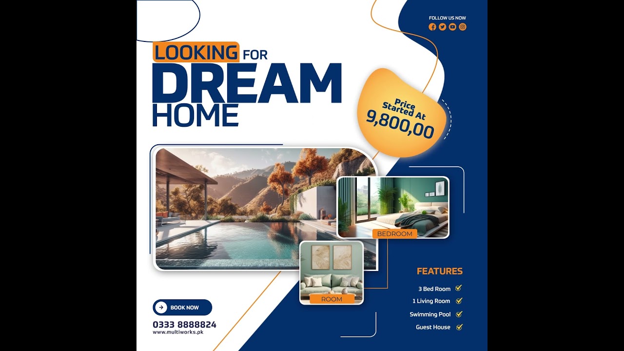 Motion Graphic Looking Dream Home Multiwork  