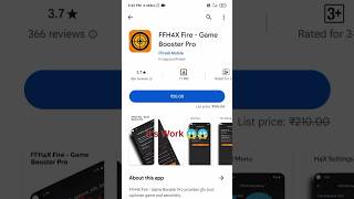 ffh4x fire game booster pro 😱😱 #shorts #viral free fire hack app new 2023 screenshot 5