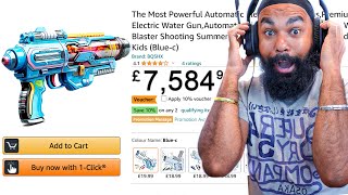 BUYING THE MOST EXPENSIVE *WATER BLASTER GUN* TOYS