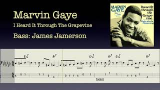 Video thumbnail of "I Heard It Through The Grapevine / Marvin Gaye : Bass Transcription"