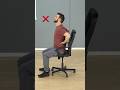 Proper Sitting Posture (Spinal Alignment) #posturematters #sedentarylifestyle #sitting #posture
