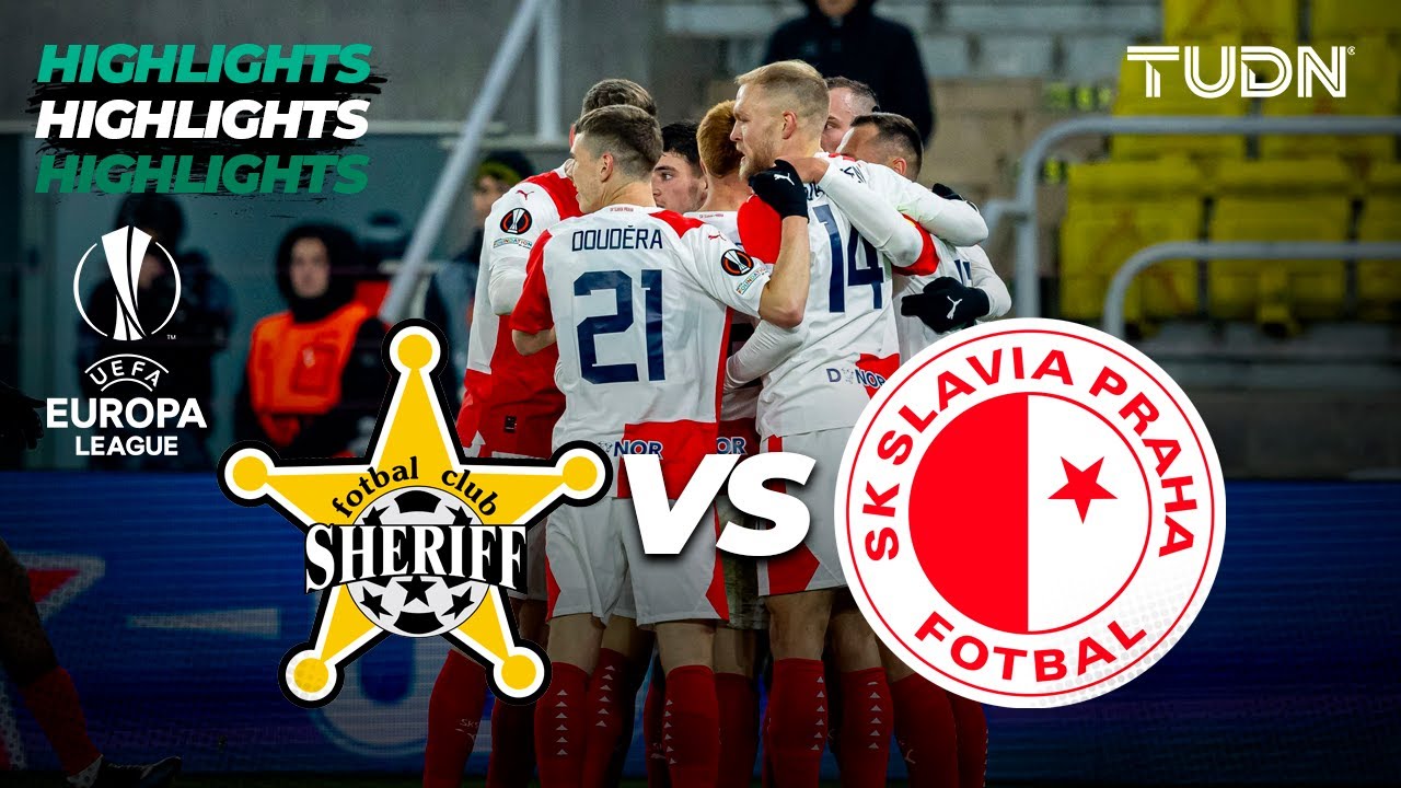 Goals and Highlights: Sheriff Tiraspol 2-3 Slavia Praha in Europa League